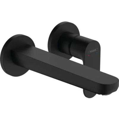 Abbildung von hansgrohe Waschtischarmatur &quot;Rebris S&quot;, Unterputz für Wandmontage mit Auslauf 20cm