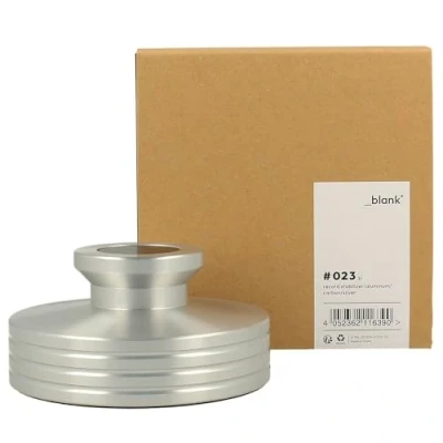 Abbildung von _blank #023si Stabilisator für Schallplattenspieler Auflagefläche und Griffeinlage aus Kohlefaser Plattengewicht PST335 Aluminium Carbon Silber 335g Auflagegewicht