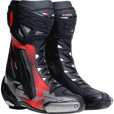 Abbildung von TCX Herren Rt Race Pro Air Motorradstiefel, Schwarz Rot Weiß, 42 EU