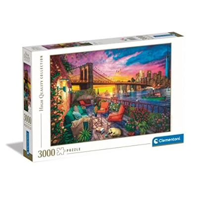 Abbildung von Clementoni® Puzzle High Quality Collection, Sonnenuntergang über Manhattan, 3000 Puzzleteile, Made in Europe, FSC® schützt Wald weltweit