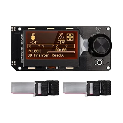 Abbildung von BIGTREETECH Mini12864 v2.0 LCD Grafik Intelligentes Display Bedienfeld Bildschirmanzeige RGB Hintergrundbeleuchtung geeignet VORON 2.4 für MKS Gen/SKR mini e3 Ender3 3D Drucker