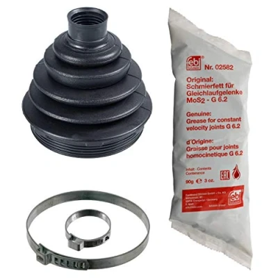 Abbildung von FEBI BILSTEIN 14769 Achsmanschette radseitig, Vorderachse Thermoplast FIAT: Doblo II Kombi, 500 Schrägheck, BRAVO 2, LANCIA: DELTA 2