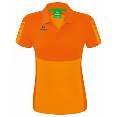 Abbildung von Erima Fussball SIX Wings Poloshirt, Damen, Größe: 42, Orangeorange
