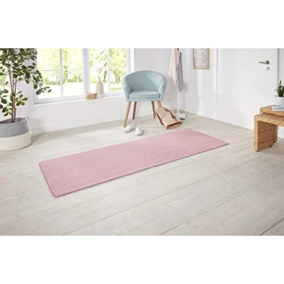 Abbildung von HANSE Home Läufer &quot;Shashi&quot;, rechteckig, Kurzflor, Unifarben, Teppich, Weich, Esszimmer, Kinderzimmer, Flur