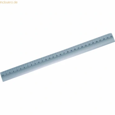 Abbildung von 5 x Wedo Alu Lineal 30cm mit Rutschbremse