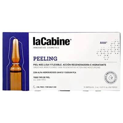 Abbildung von LaCabine Ampollas Peeling 10 x 2 ml Glättend, Feuchtigkeitsspendend für Gesicht und Körper