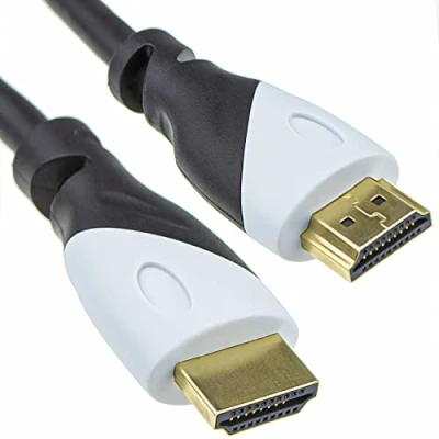 Abbildung von Zertifiziert Ultra Hoch Geschwindigkeit HDMI 2.1 Kabel 8K@60/4K@120 48Gbps Weiß Stecker 2 m [2 Meter/2m]