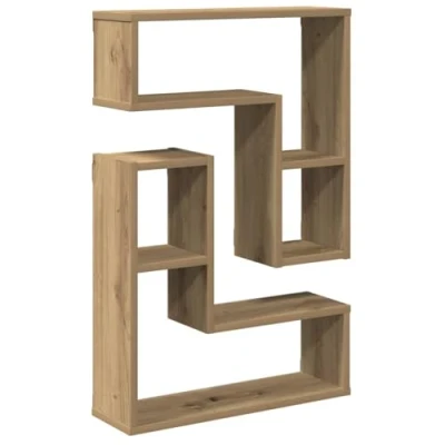 Abbildung von vidaXL Wandregale 2 STK. Artisan Eiche 50x15x50 Holzwerkstoff