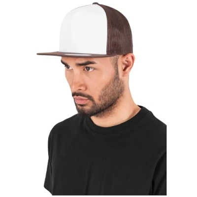 Abbildung von Flexfit Cap, Größe: One Size, Brn/wht/brn