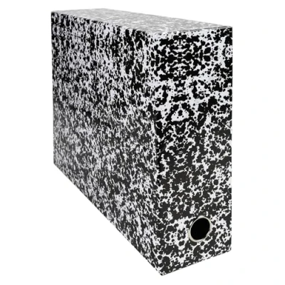 Abbildung von Exacompta 89720E Packung (mit 5 Transferboxen Annonay, aus lackiertem Papier, robust und strapazierfähig, Rücken 90mm, 24 x 32 cm, ideal für Ihre Dokumente in Format DIN A4) farbig sortiert, Stück