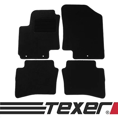 Abbildung von Car Mat Co TEXER Textil Fußmatten Passend für Hyundai i20 I PB Bj. 2008 2014 Basic