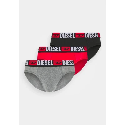 Abbildung von Diesel 3 PACK Slip, Herren, Größe: XXL, Red/grey/black