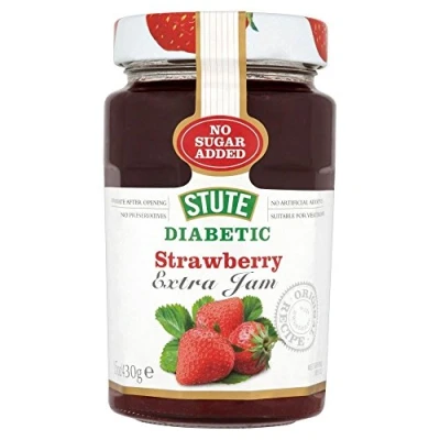 Abbildung von Stute ohne Zuckerzusatz Diabetic Strawberry Jam (430g) Packung mit 2