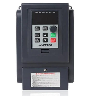 Abbildung von Wechselrichter, 1 Phasen 220V Eingang 3 380V Ausgang 1.5KW VFD Frequenzumrichter Drehzahlregler PWM Steuerung 400Hz