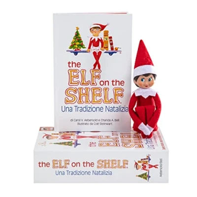 Abbildung von the elf on shelf. Una tradizione natalizia. Con elfa