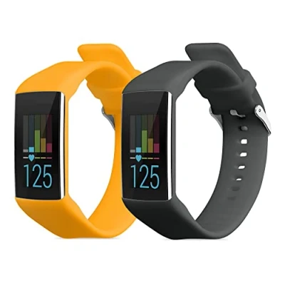 Abbildung von kwmobile Uhrenarmband 2x Sportarmband für Polar A360 / A370, Armband TPU Silikon Set Fitnesstracker