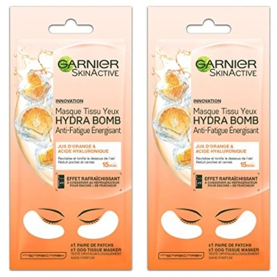 Abbildung von Garnier SkinActive Hydra Bomb Eye Maske (2 Stück Anti Schwellungen)