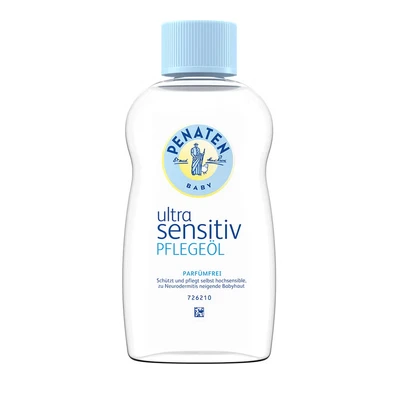 Abbildung von Penaten Babypflege Set Baby ultra sensitiv Pflegeöl 200ml Parfümfrei (1er Pack)