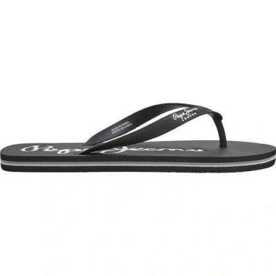 Abbildung von Pepe Jeans BAY Beach Basic Badezehentrenner, Herren, Größe: 44, Black Schuhe