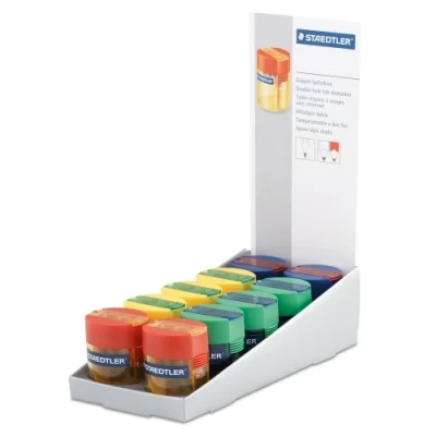 Abbildung von STAEDTLER 512 006 Doppelspitzdose 10 Stück farbig sortiert