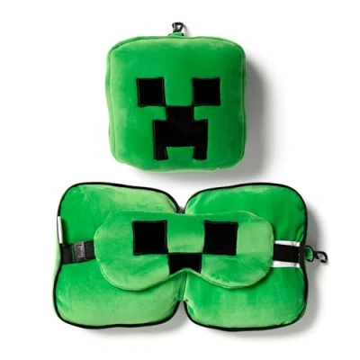 Abbildung von Puckator Reisekissen Minecraft Creeper mit Augenmaske