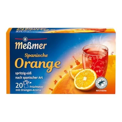 Abbildung von Meßmer Ländertee Spanische Orange 20 Teebeutel Glutenfrei Laktosefrei Vegan