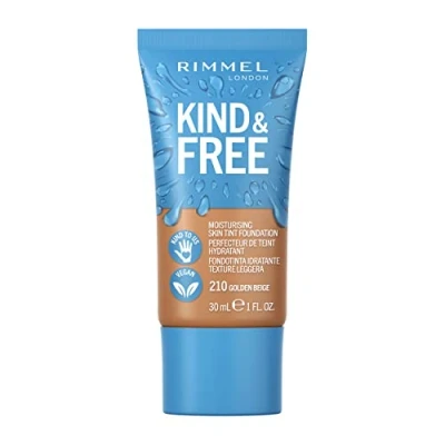 Abbildung von Rimmel Kind &amp; Free Foundation 210 Golden Beige