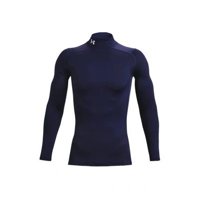 Abbildung von Under Armour UA CG COMP MOCK COLD GEAR Langarmshirt, Herren, Größe: Small, Blau