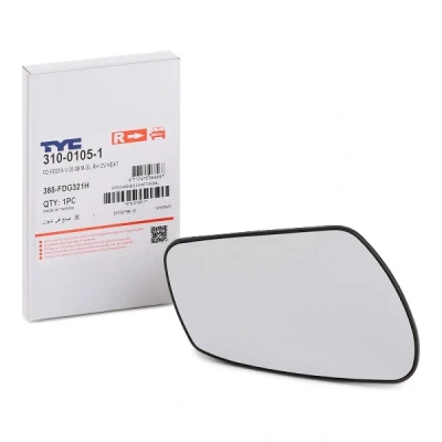 Abbildung von TYC 310 0105 1 Außenspiegelglas rechts FORD: C Max, Focus 2 Schrägheck, FIESTA 5