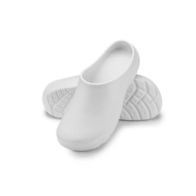 Abbildung von ESTRO Gartenschuhe Damen Clogs Geschlossen Gartenclogs Herren Unisex Gummischuhe Leicht Garten CC01 (42, Weiß)