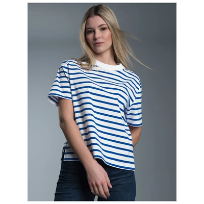Abbildung von Trigema T Shirt &quot;TRIGEMA Cropped mit Ringelmuster&quot;