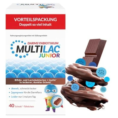 Abbildung von Multilac Darmsynbiotikum Junior Täfelche 40 St