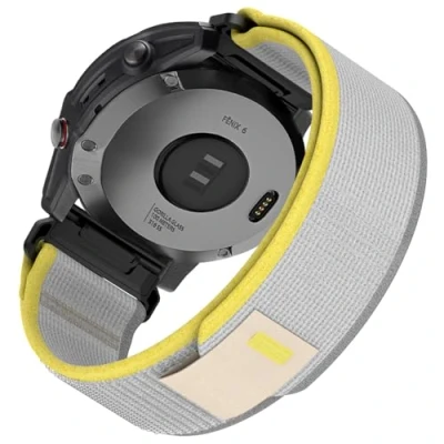 Abbildung von Armband für Garmin Fenix 8 47mm/Fenix 7, 22mm Nylon QuickFit Sport 7 Pro/Fenix 6/Fenix 6 5/Fenix 5 Plus/Forerunner 935/Forerunner 945/Instinct 2/Approach S60/Approach S62