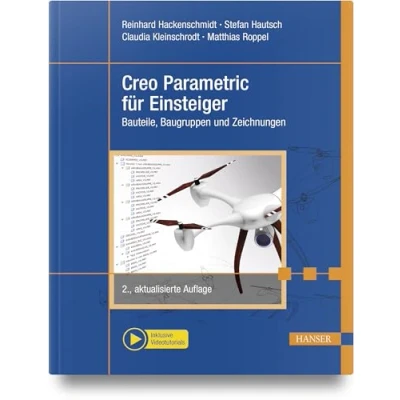 Abbildung von Creo Parametric für Einsteiger: Bauteile, Baugruppen und Zeichnungen