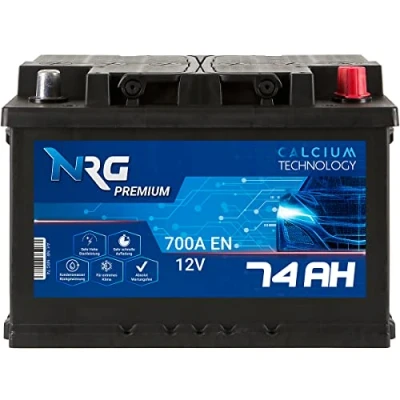 Abbildung von NRG Premium Autobatterie 12V 74Ah ersetzt 66AH 68AH 70AH 72AH 75AH Batterie
