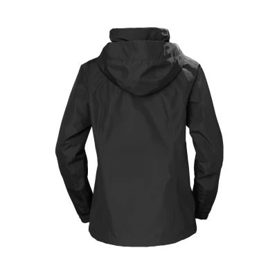 Abbildung von Helly Hansen ADEN Regenjacke / wasserabweisende Jacke, Damen, Größe: XXL, Schwarz