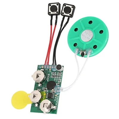 Abbildung von DIY Grußkarte Chip für Grußkarten, 120 Sekunden Sound Sprachaufzeichnungsmodul Gerät beschreibbare Soundchip Weihnachtskarten, kreative Geschenkboxen Kinderspielzeug