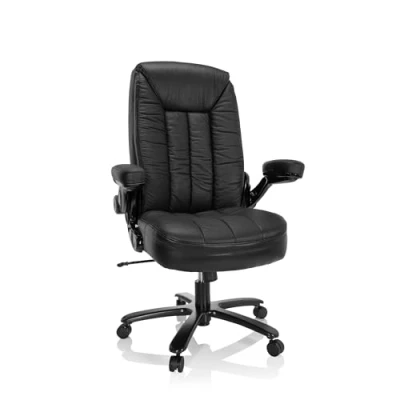 Abbildung von hjh OFFICE Drehstuhl XXL INSTRUCTOR III Leder (1 St), Chefsessel Bürostuhl ergonomisch