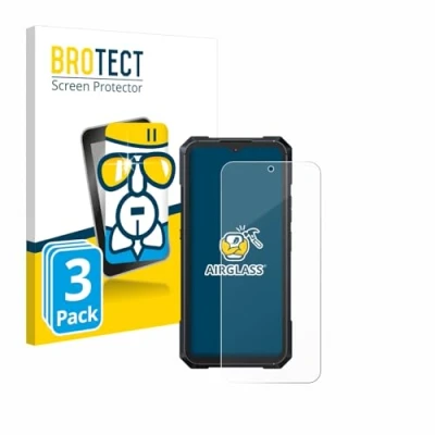 Abbildung von BROTECT Schutzglas für Cubot KingKong X (3 Stück) Schutzfolie Panzer Folie Glas [Extrem Kratzfest 9H, Anti Fingerprint, Ultra Transparent]