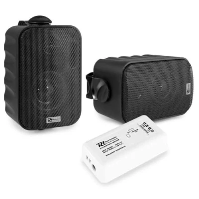 Abbildung von Bluetooth Lautsprecherset zur Aufputzmontage 3&quot; für Garten und