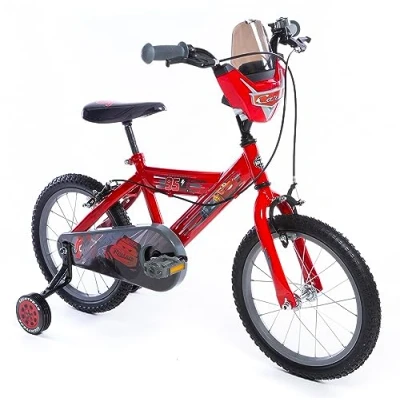 Abbildung von HUFFY Kinder 16 Zoll Disney Cars Luxury Fahrrad, rot, pollici