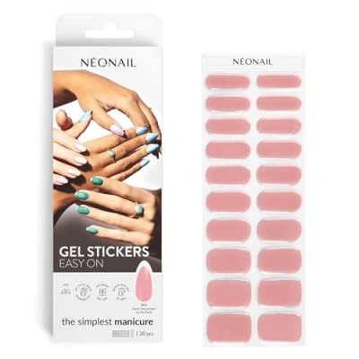 Abbildung von NEONAIL Nagelfolie UV Härtend Gel Stickers Easy On Strips Fingernägel zum Aufkleben Nagelsticker Nagellackstreifen Nagelaufkleber Aufkleber Nägel M16