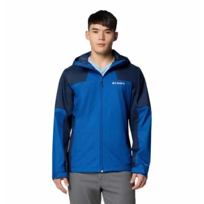 Abbildung von Columbia Men&#039;s Inner Limits 3 Jacket, Waterproof Rain Mountain Blue/Collegiate Navy, XL
