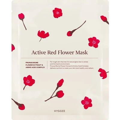 Abbildung von Aktive rote Blumenmaske