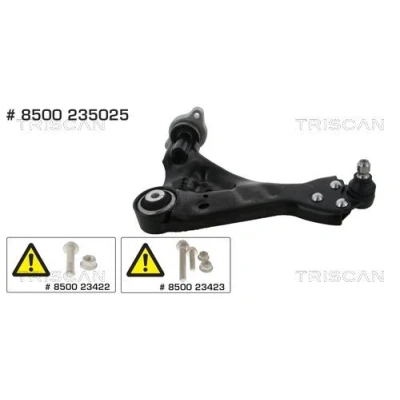 Abbildung von TRISCAN 8500 235025 Querlenker mit Trag /Führungsgelenk, Gummilager 22, 17 MERCEDES BENZ: Viano, Vito Bus, Mixto