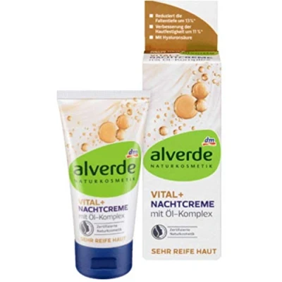 Abbildung von Vital + Nachtcreme mit Ölkomplex gegen Falten, 50 ml