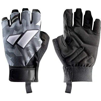 Abbildung von Zanier ROCK N ROPE Kurzfingerhandschuh, Größe: 6.5, Camo schwarz