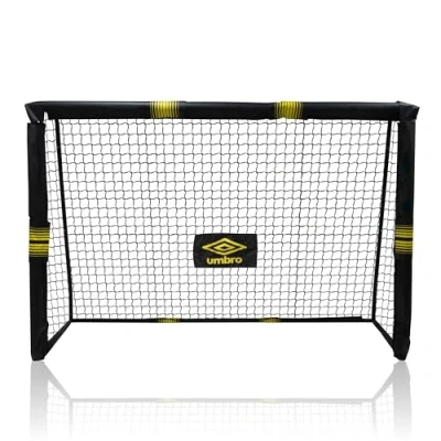 Abbildung von Dunlop Fußballtor Fussballtor 240 x 160 85 cm Fußball Tor Fussballtore für Garten Kinder und Erwachsene Fussball Trainingszubehör Innen Außen Metall Schwarz/Rot