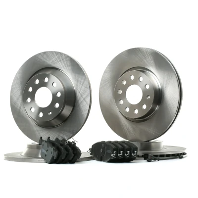 Abbildung von RIDEX 3405B0507 Bremsscheiben und beläge VOLKSWAGEN: Golf 7 Schrägheck, Passat B8 Variant, AUDI: A3 Sportback, Limousine, Q3