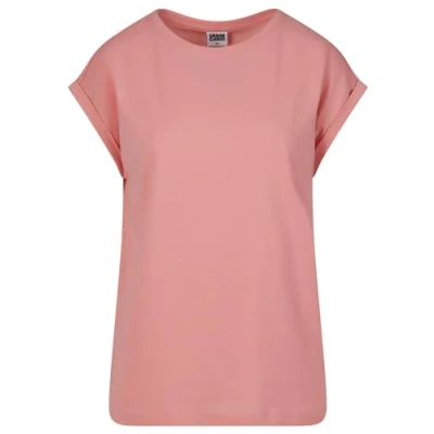 Abbildung von Urban Classics Extended Shoulder Tshirt basic, Damen, Größe: XXL, Lemonadepink